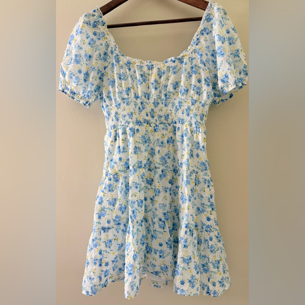 Kingston Grey Juniors' Floral-Print
Cotton Puff-Sleeve‎ Mini Dress Small - Picture 8 of 16